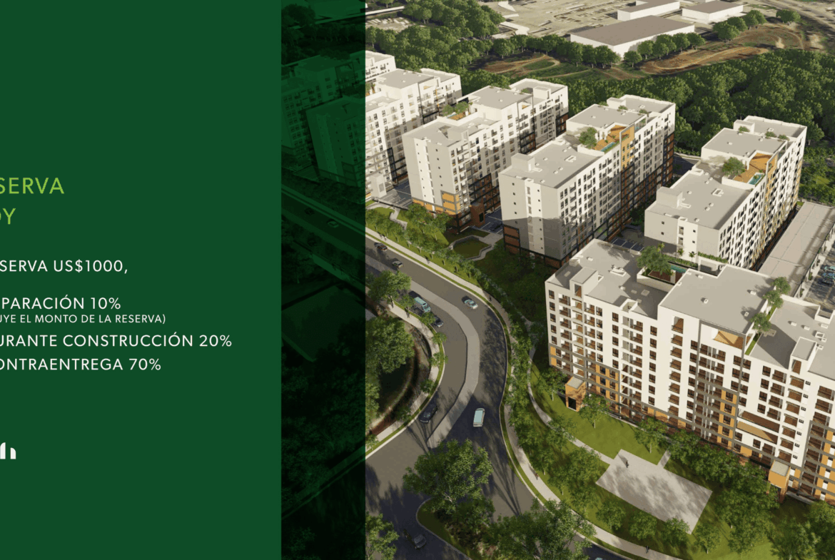 Apartamentos de nueva construcción en Av. Pdte. Jacobo Majluta Azar