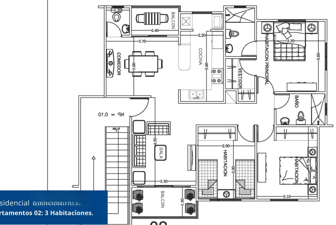 Proyecto Residencial de Apartamentos en Pantoja