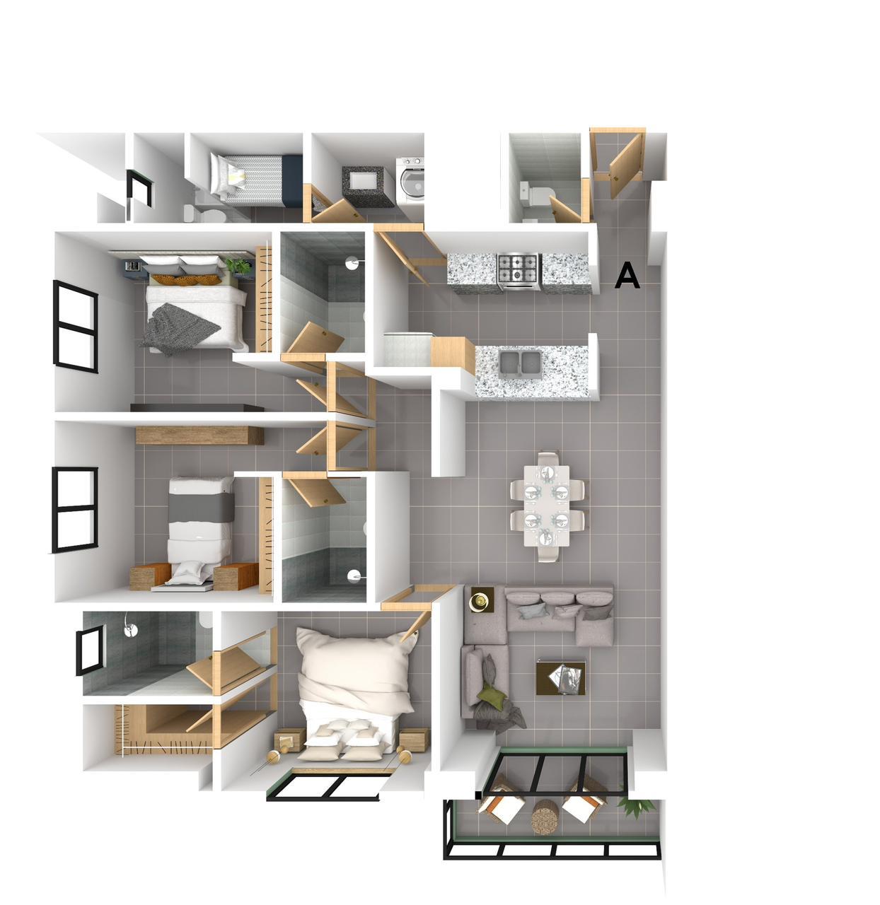 7 Apartamento en Venta en Evaristo Morales