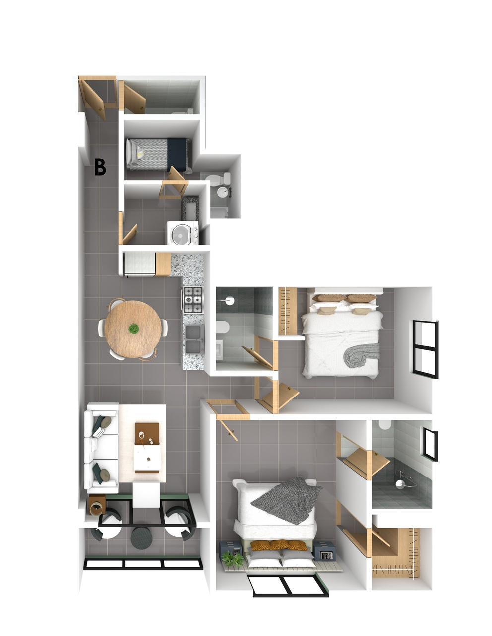 8 Apartamento en Venta en Evaristo Morales