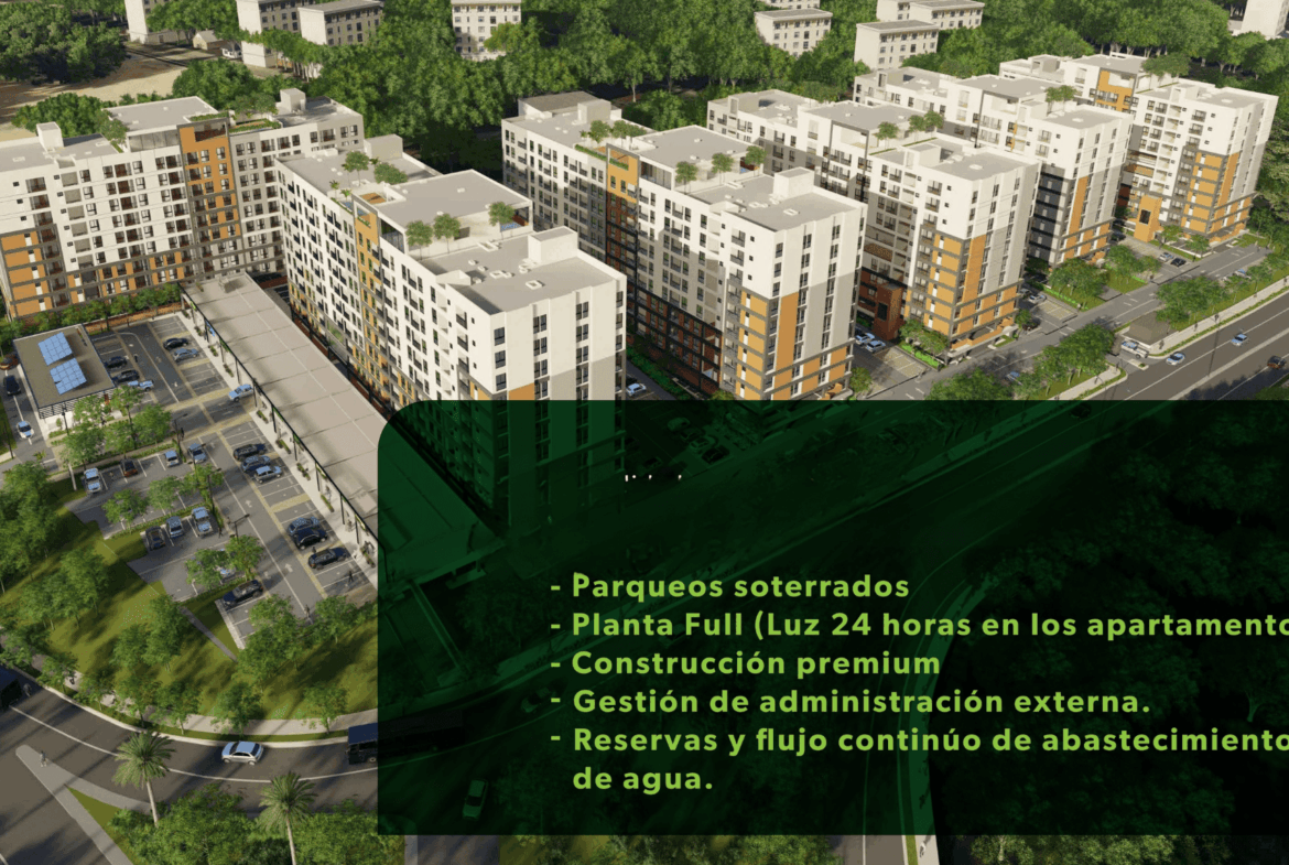 Apartamentos de nueva construcción en Av. Pdte. Jacobo Majluta Azar