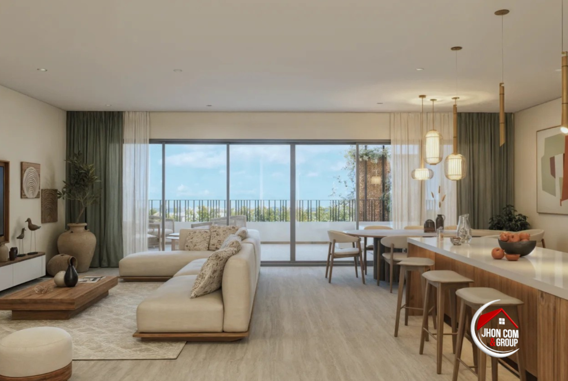 Apartamentos Exclusivos en Cap Cana con Vistas al Campo de Golf